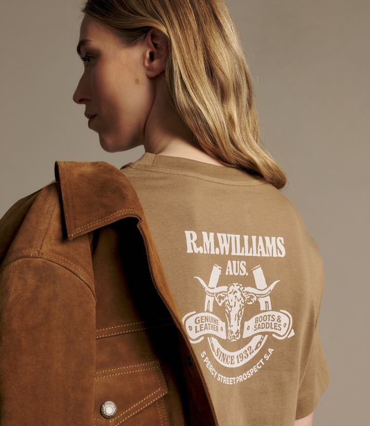 R.M.Williams Blyth T-Shirt - Dark Sand