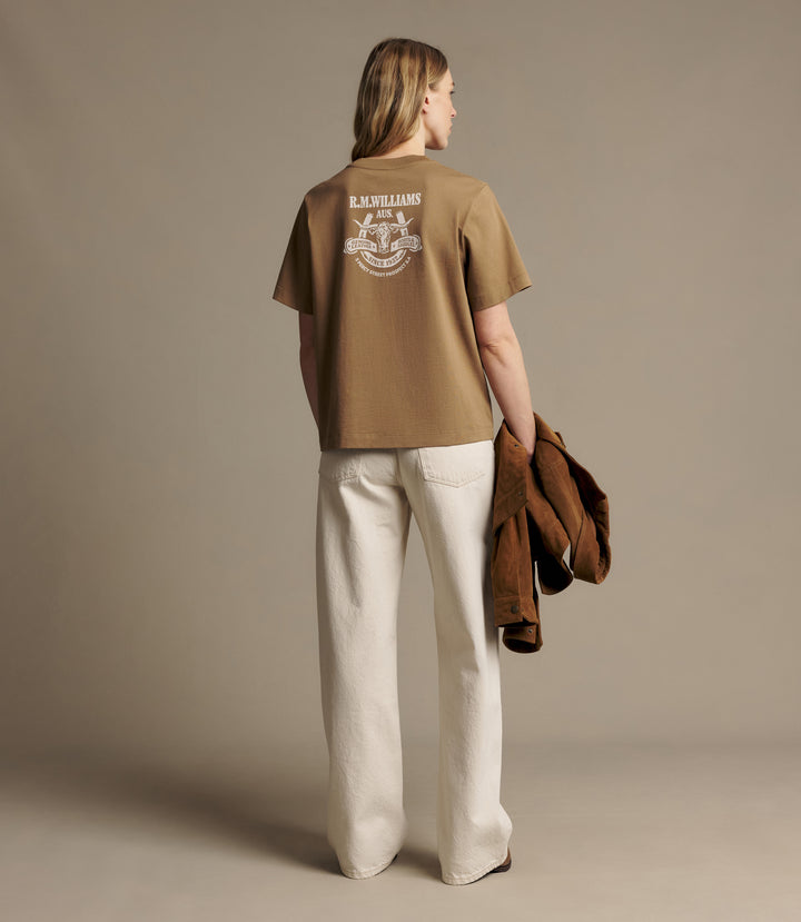 R.M.Williams Blyth T-Shirt - Dark Sand