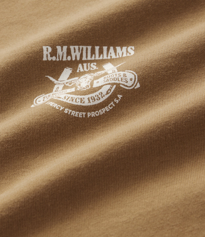 R.M.Williams Blyth T-Shirt - Dark Sand