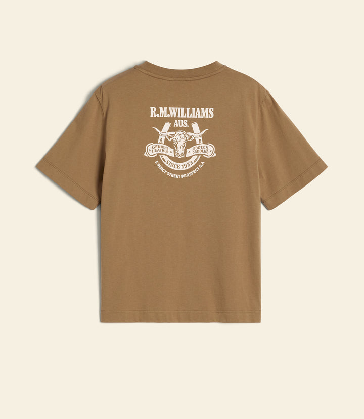 R.M.Williams Blyth T-Shirt - Dark Sand