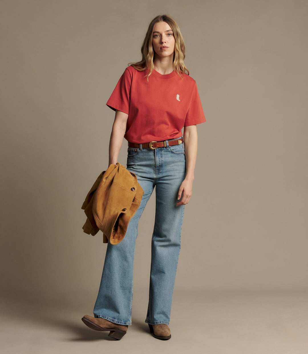 R.M.Williams Rodeo Queen embroidered T-Shirt - Scarlet - view 2