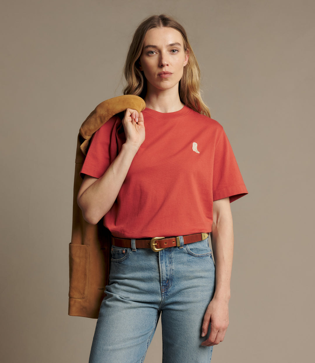 R.M.Williams Rodeo Queen embroidered T-Shirt - Scarlet - view 3