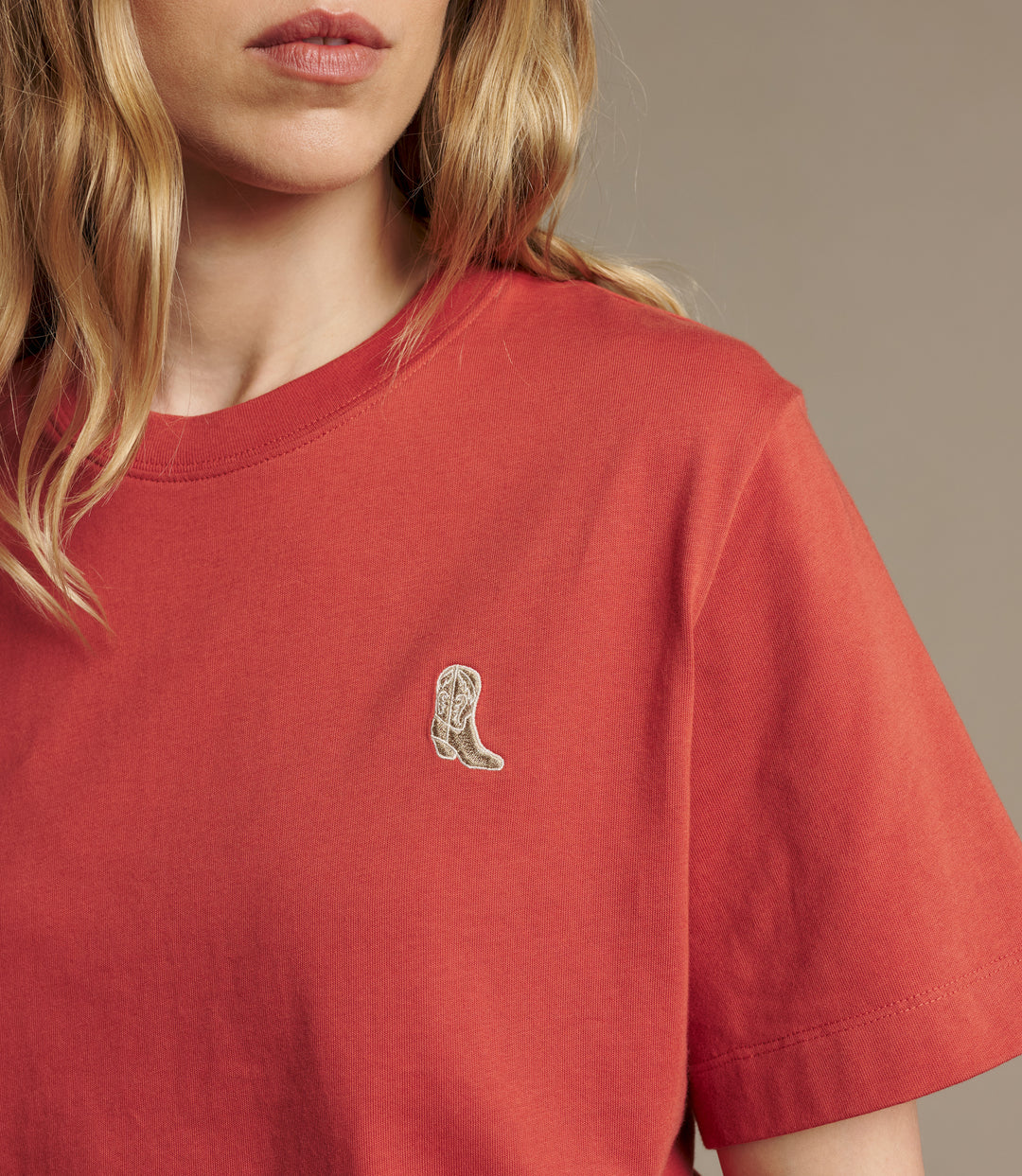 R.M.Williams Rodeo Queen embroidered T-Shirt - Scarlet - view 4