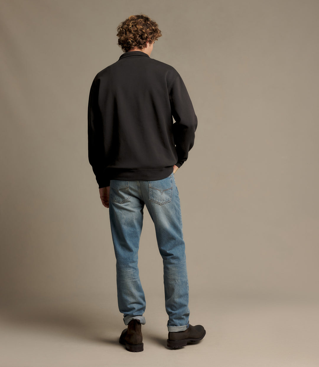R.M.Williams Mulyungarie quarter-zip sweatshirt - Charcoal - view 5