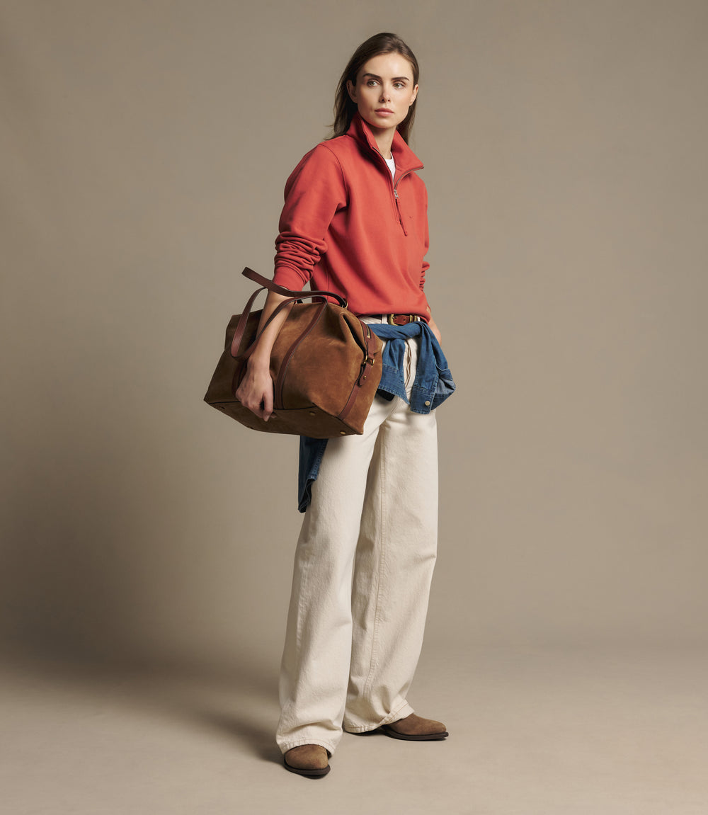 R.M.Williams Trickett quarter-zip sweatshirt - Scarlet - view 2