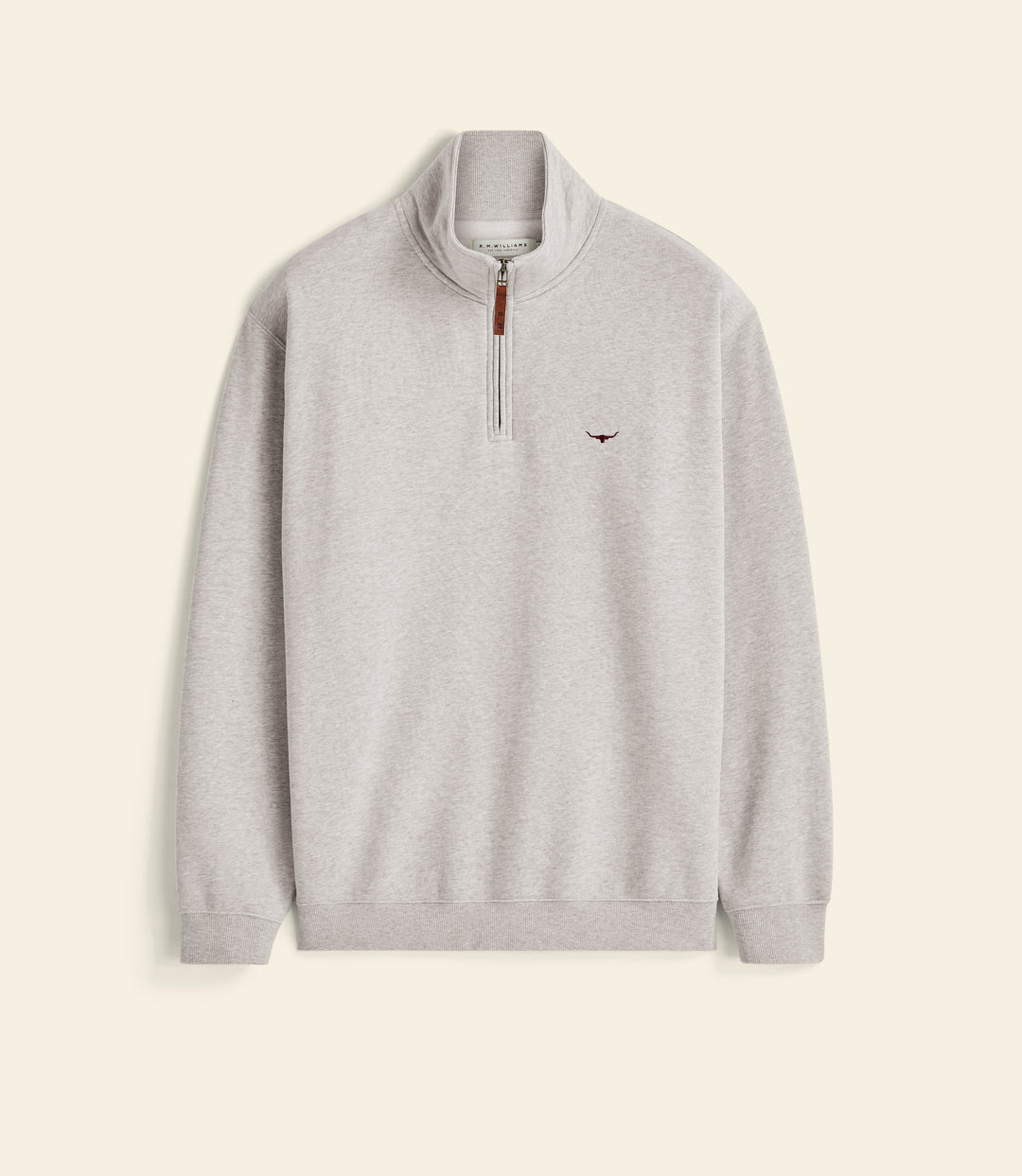 R.M.Williams Mulyungarie quarter-zip sweatshirt - Grey Marle