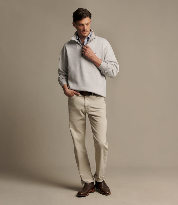 R.M.Williams Mulyungarie quarter-zip sweatshirt - Grey Marle - view 2