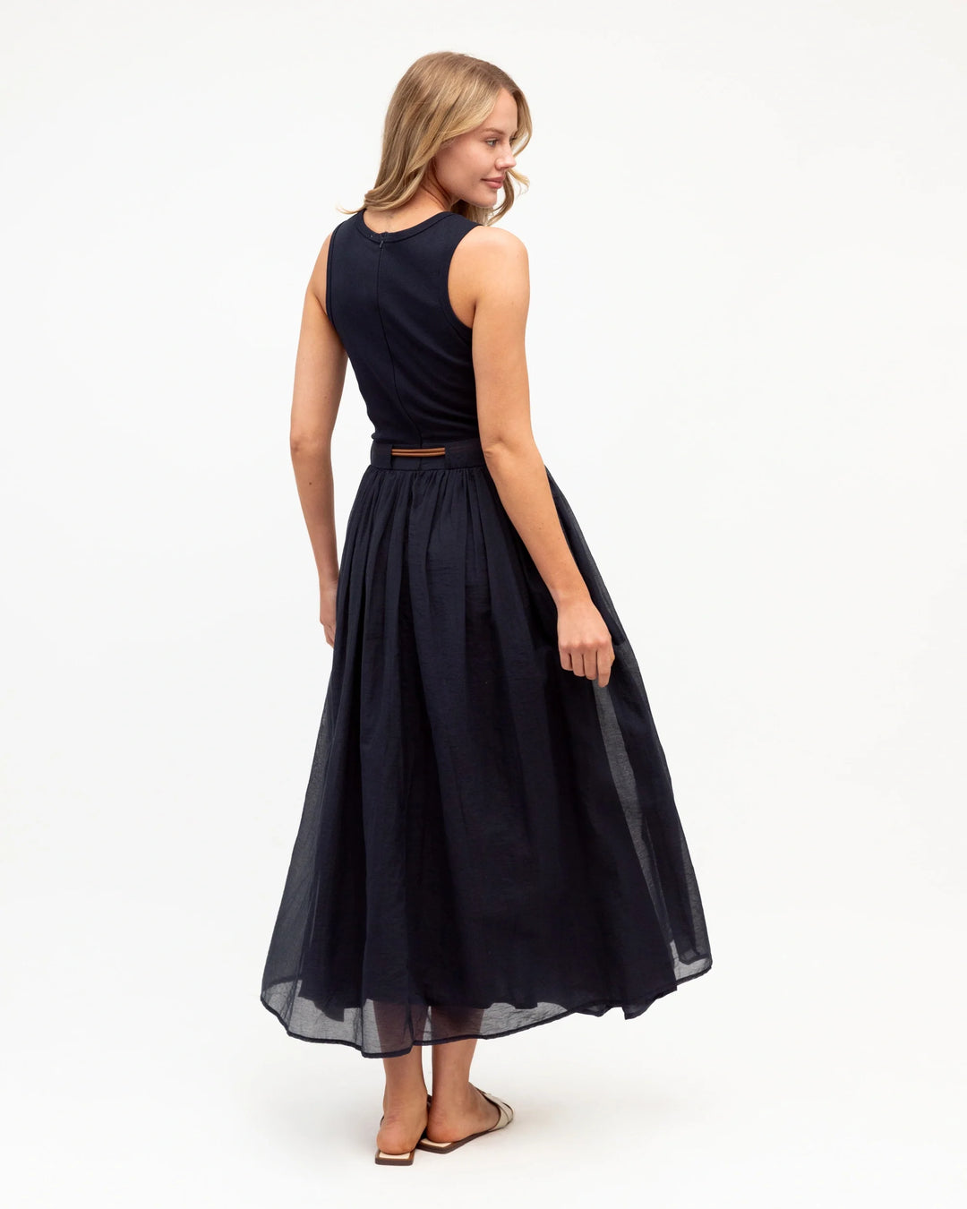 Label of Love Drawstring Maxi Dress - Navy - photo 4 of 4