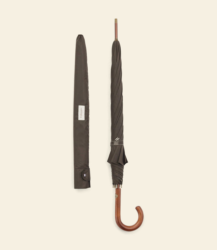 R.M.Williams City Umbrella - Chestnut - view 3