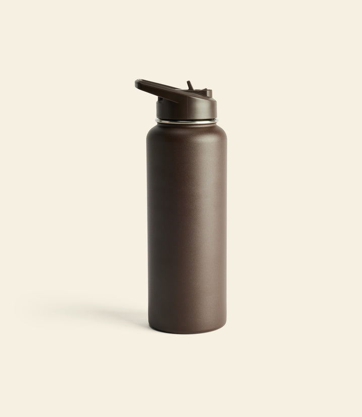 R.M.Williams Straw cap water bottle - Chestnut - view 2