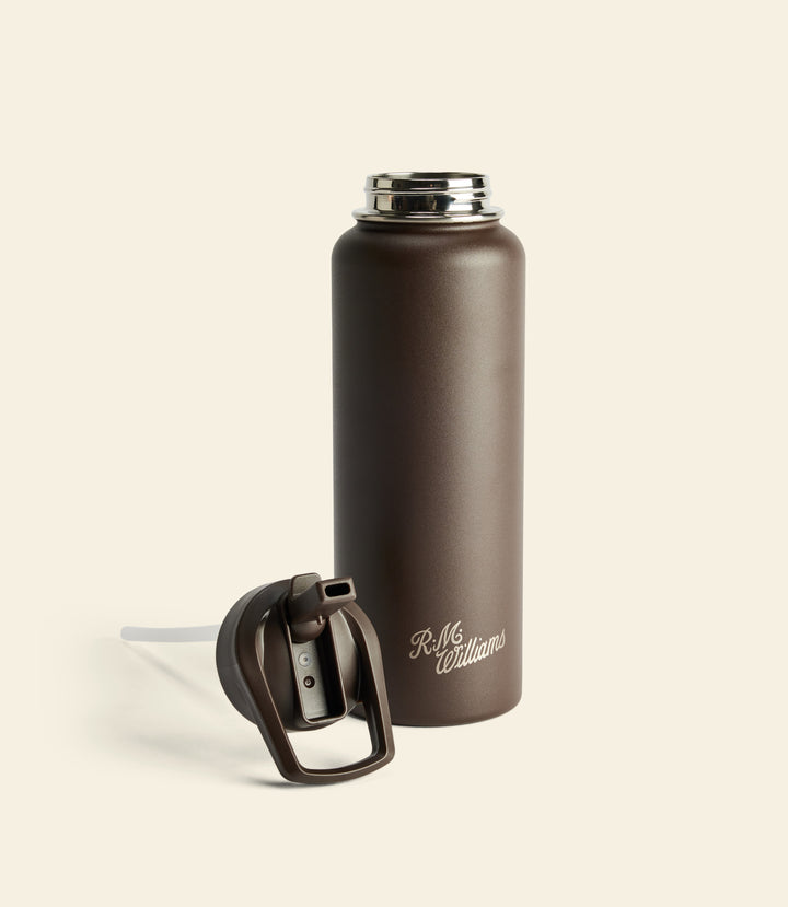 R.M.Williams Straw cap water bottle - Chestnut - view 4