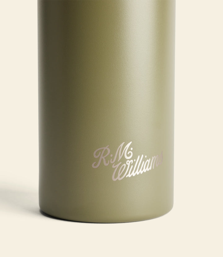 R.M.Williams Straw cap water bottle - Khaki - view 3