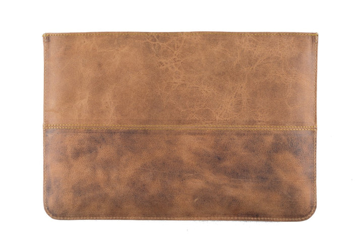Indepal Leather Laptop Sleeve 13" - Crazy Horse Tan - image 1