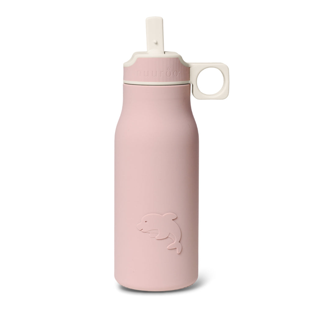 Nuuroo Lau Silicone Drinking Bottle 400 ml in Woodrose - photo 3 of 4