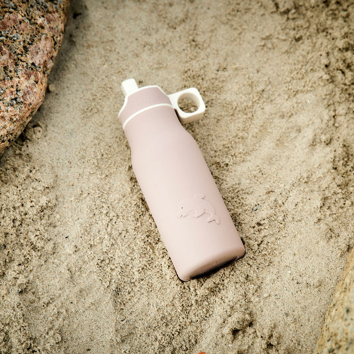Nuuroo Lau Silicone Drinking Bottle 400 ml in Woodrose - photo 1 of 4