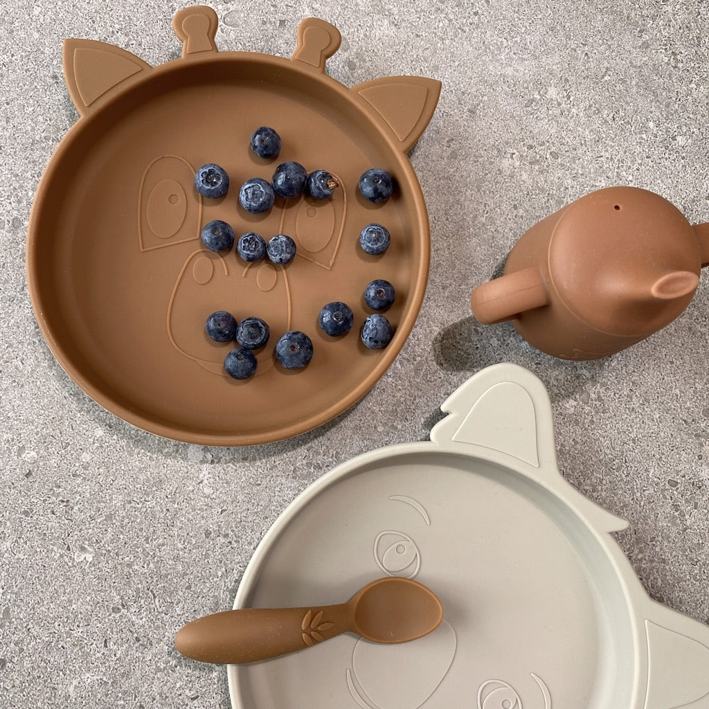 Nuuroo Lykke Silicone Dinner Set 4 Pack in Caramel Café - photo 3 of 3