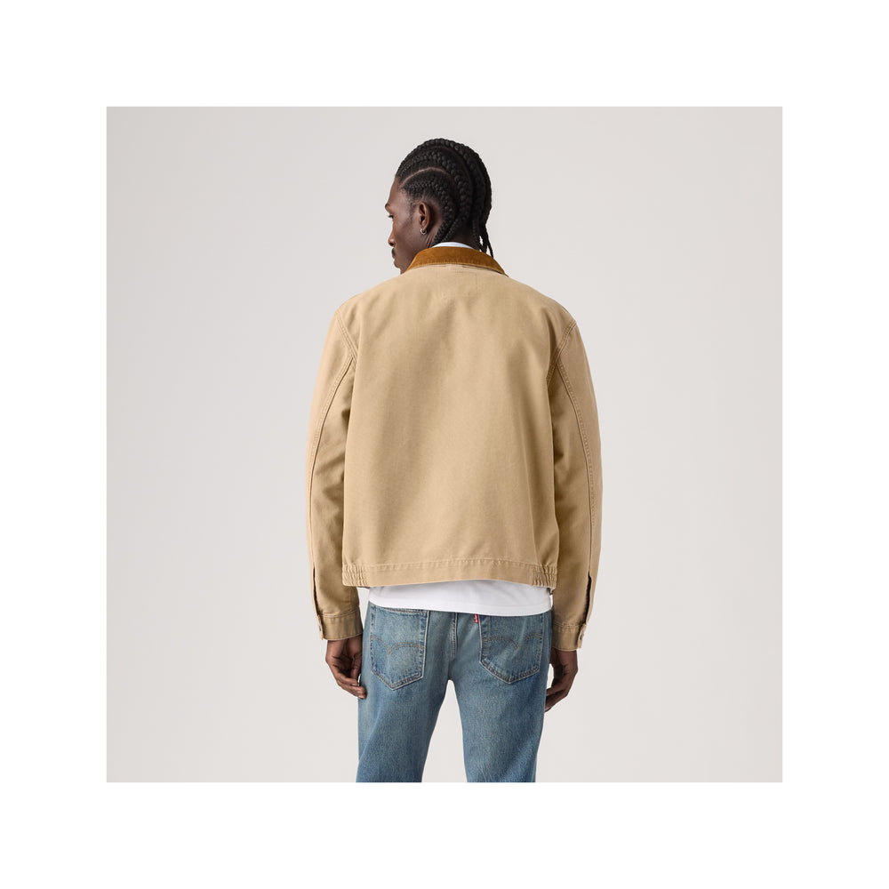 Levi's Castro Full Zip Jacket - Tiger's Eye - back view