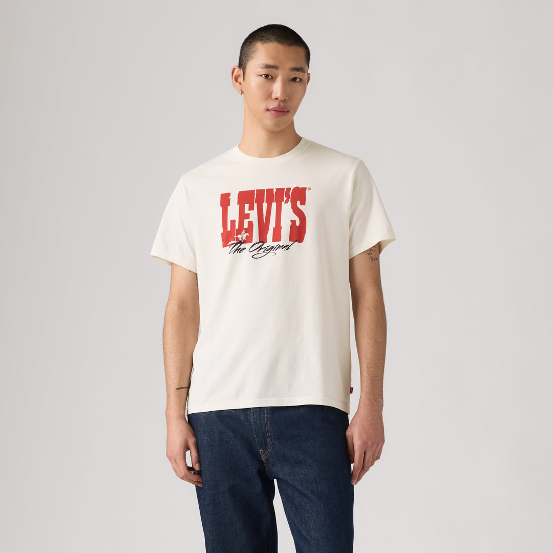 Levi's Relaxed Fit Tee - The Original Egret - front view