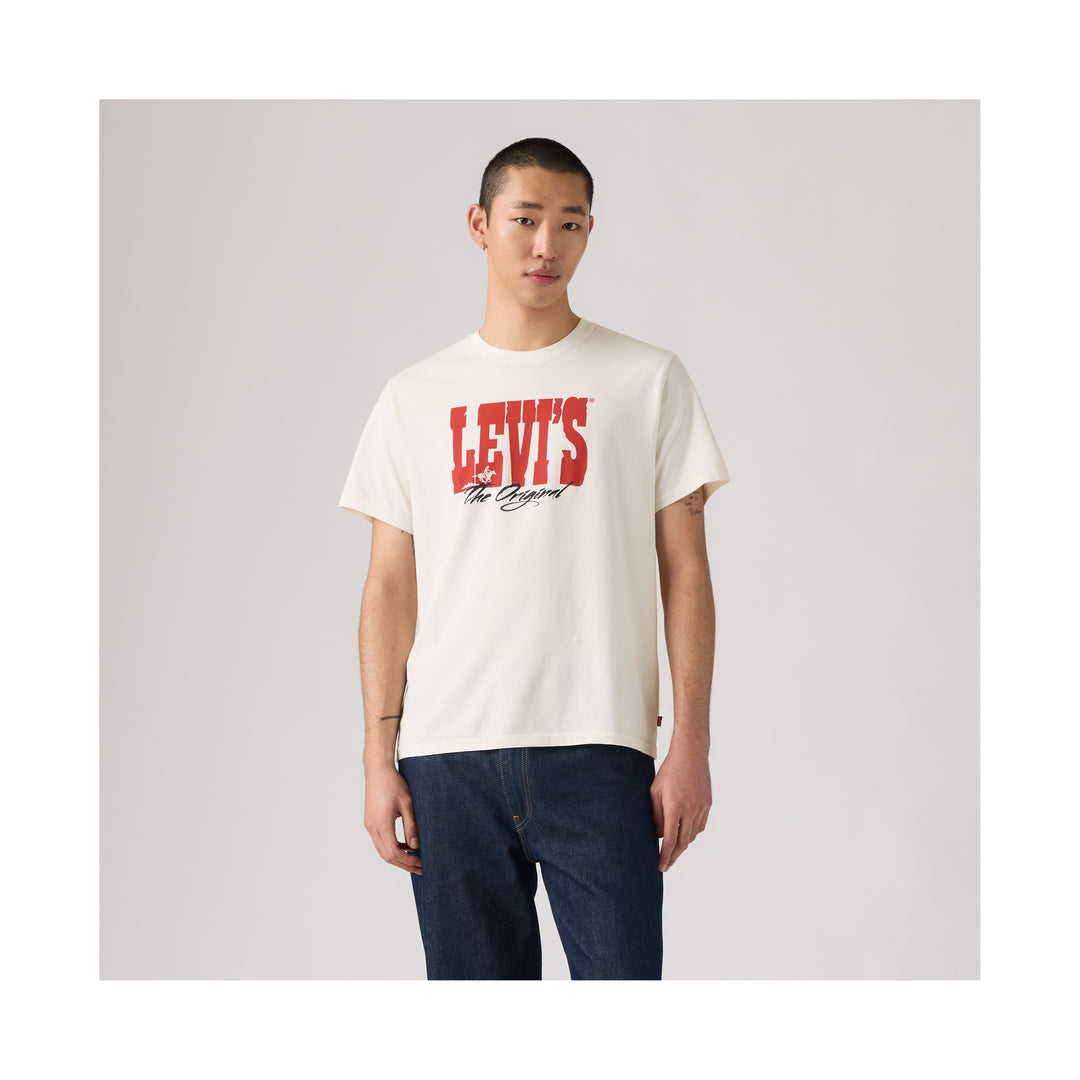 Levi's Relaxed Fit Tee - The Original Egret - front view