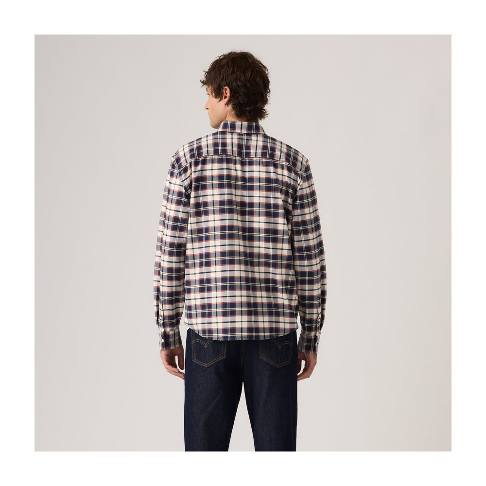 Levi's Authentic Button Down Shirt - Atila Plaid - back view
