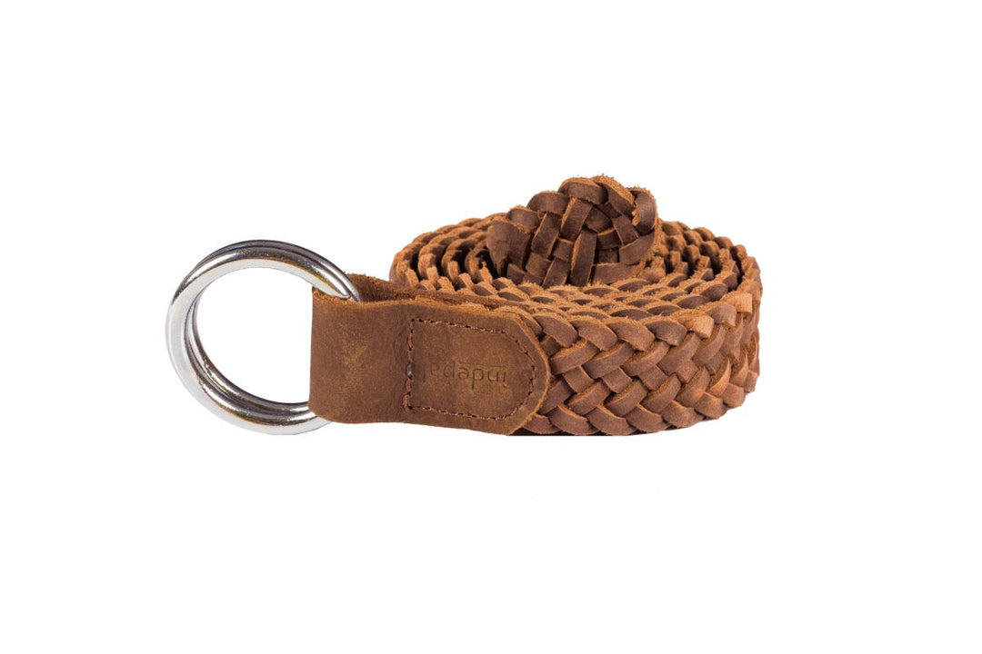 Indepal Monty Braided Leather Belt - image 2
