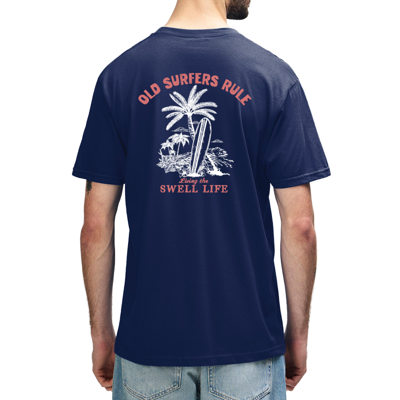Old Guys Rule Old Surfers Rule - Navy
