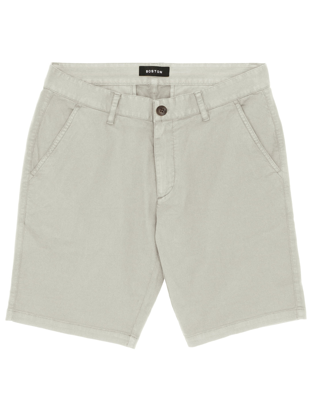 Boston Clothing Finley Cotton Stretch Chino Shorts - Stone