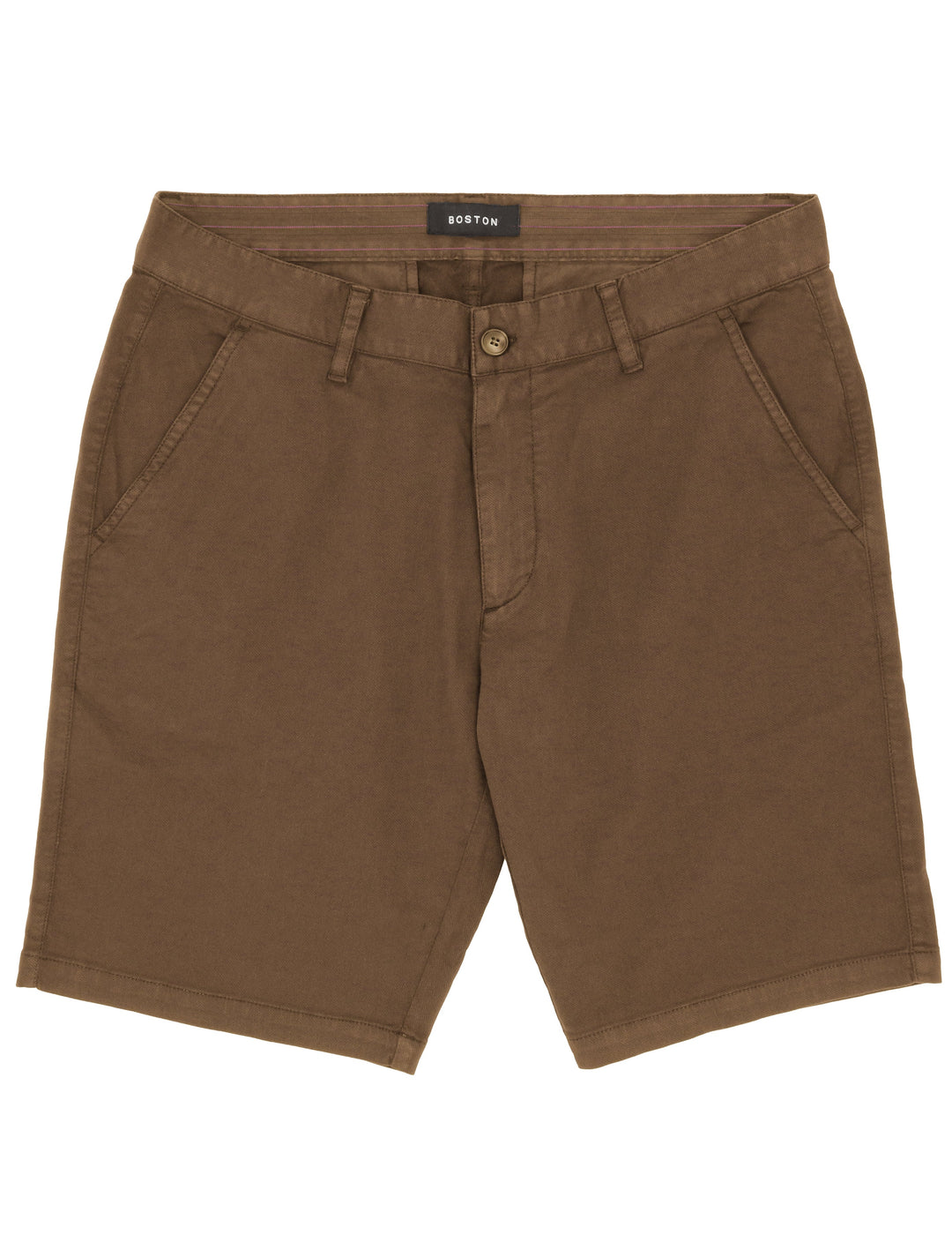 Boston Clothing Finley Cotton Stretch Chino Shorts - Tobacco