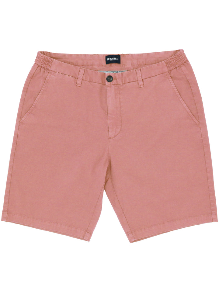 Hechter Paris Bravo Cotton Stretch Chino Shorts - Pink