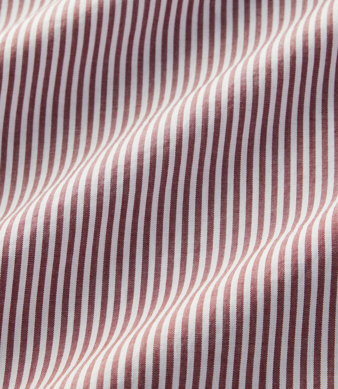 R.M.Williams Sommers Poplin Stripe Shirt - Rust