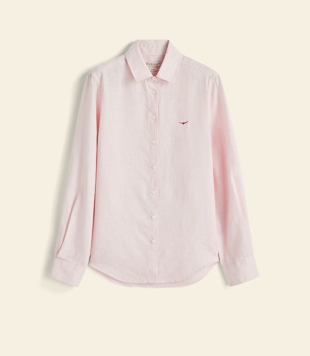 R.M.Williams Olney linen shirt - Pink
