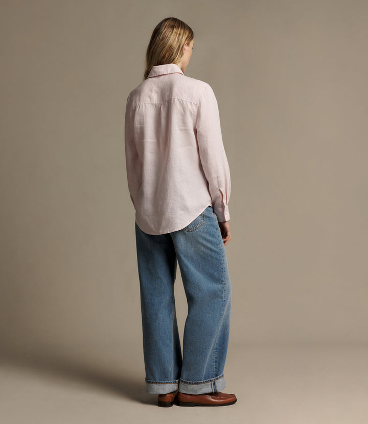 R.M.Williams Olney linen shirt - Pink - view 5