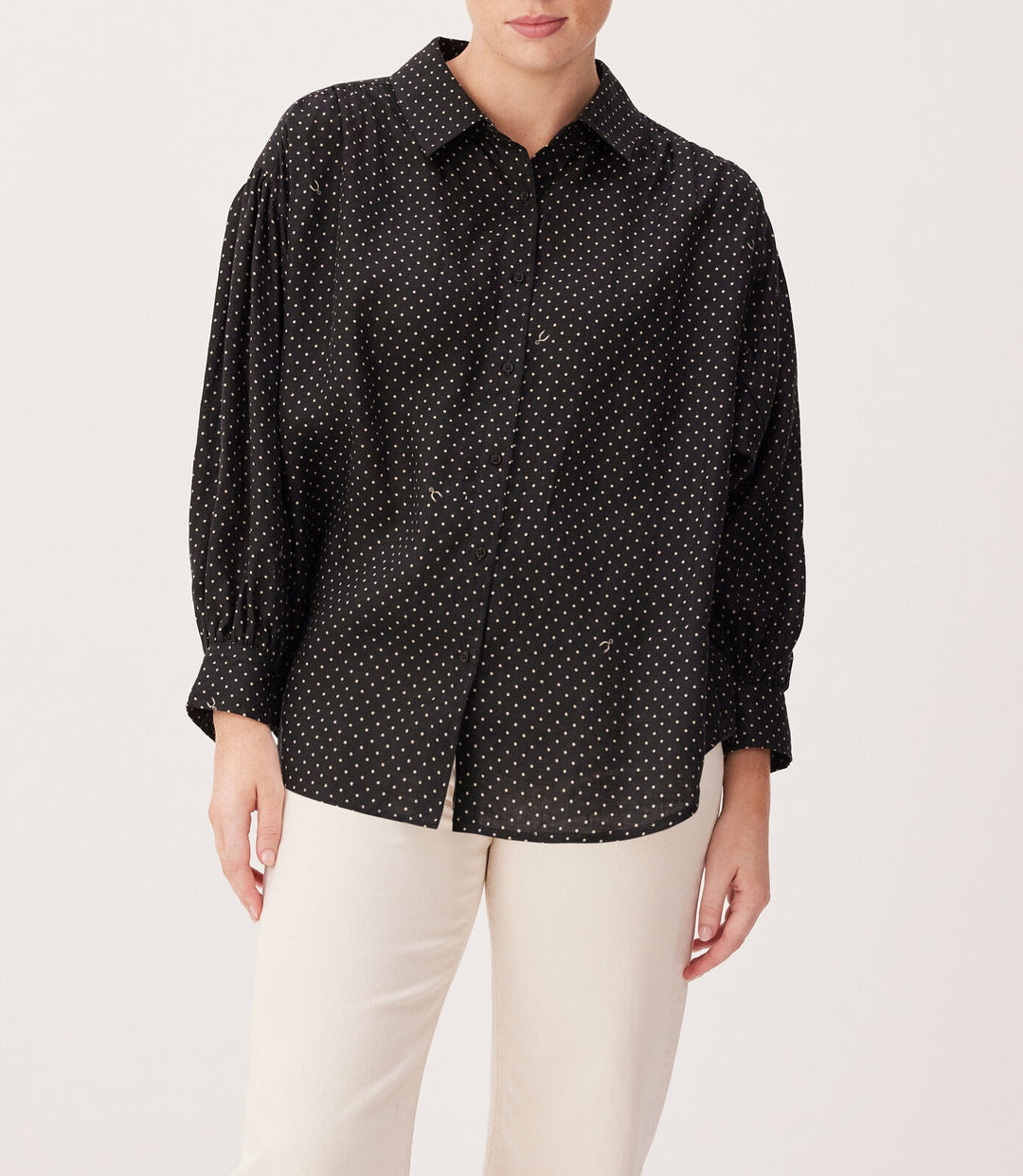 R.M.Williams Paris Printed Linen Shirt - Black Sand