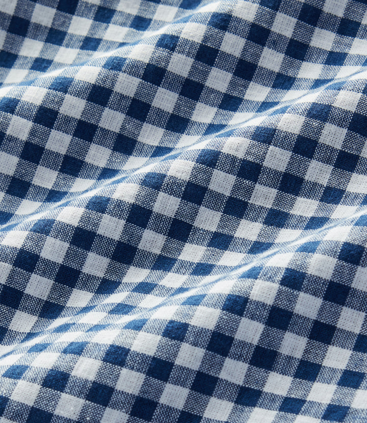 R.M.Williams Johnson check short sleeve shirt - Navy