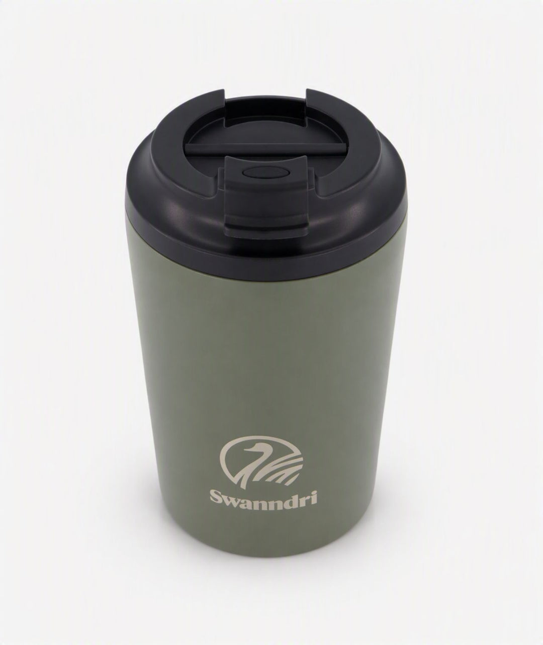 Swanndri Travel Cup 240ml in Dark Olive, front