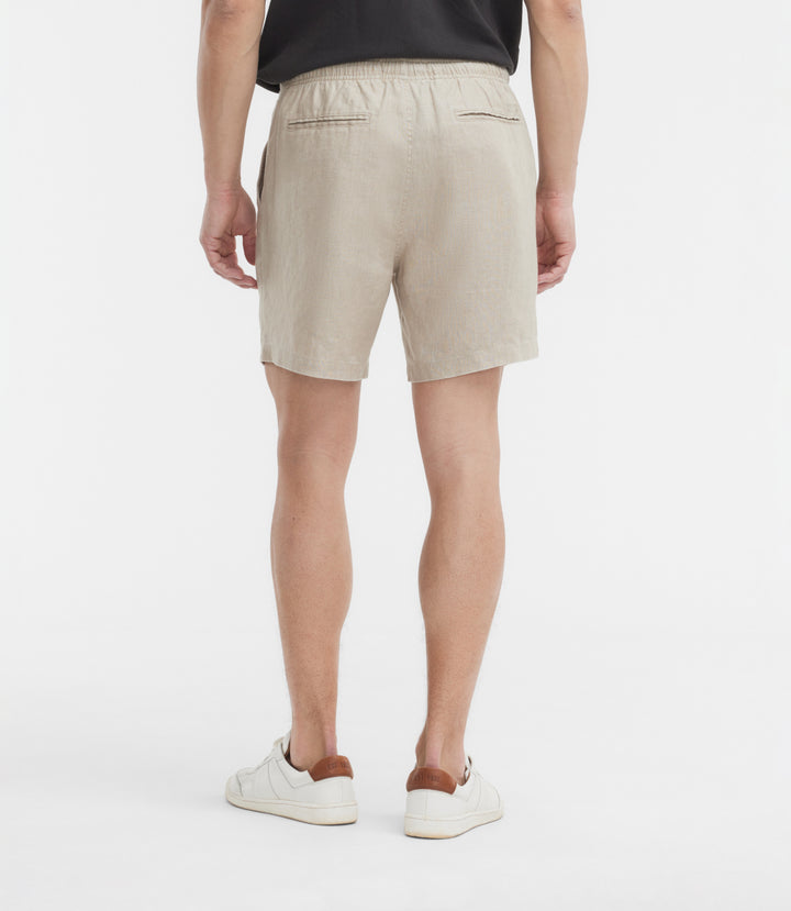 R.M.Williams Rugby linen short - Tan