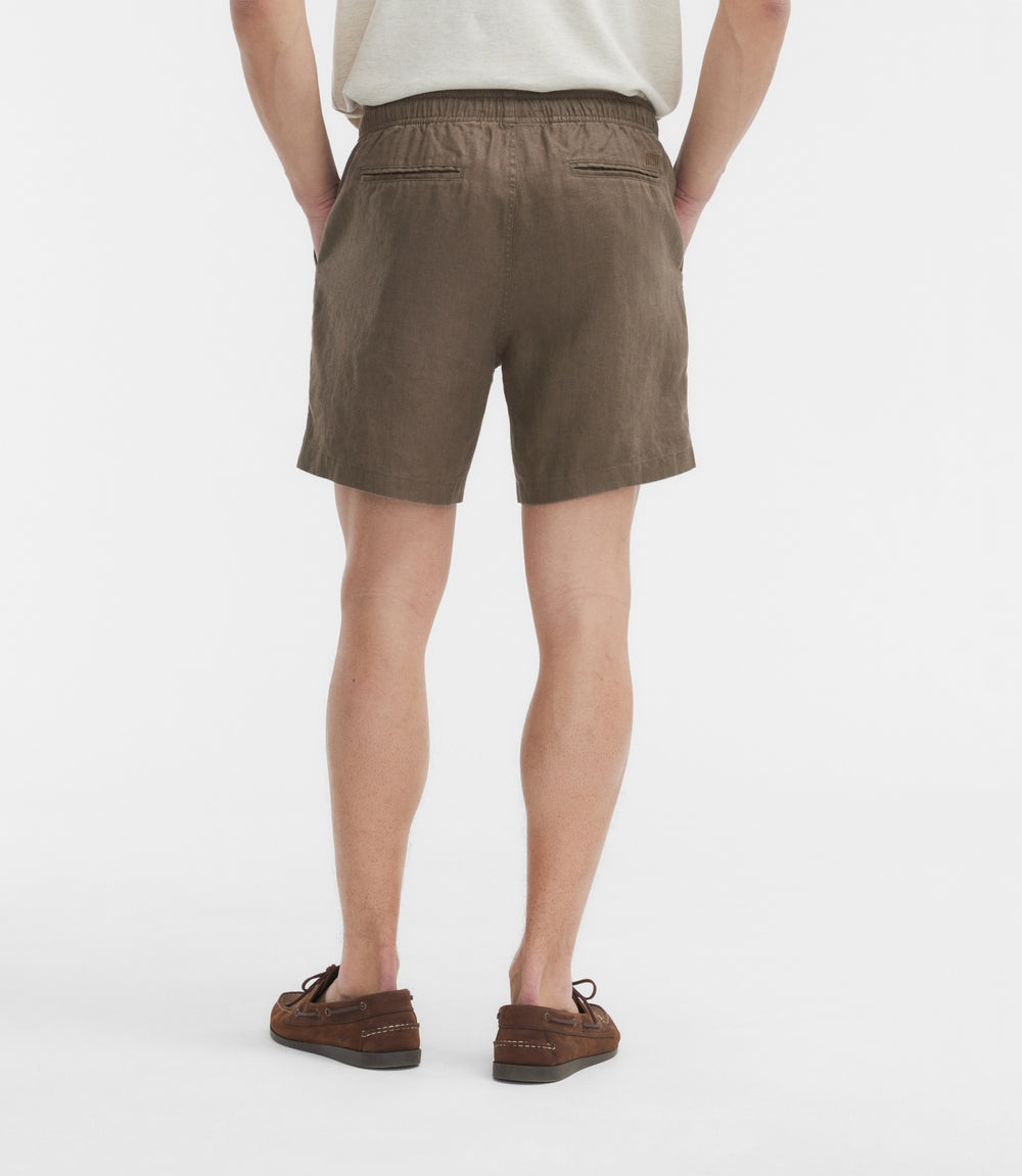 R.M.Williams Rugby linen short - Dark Olive