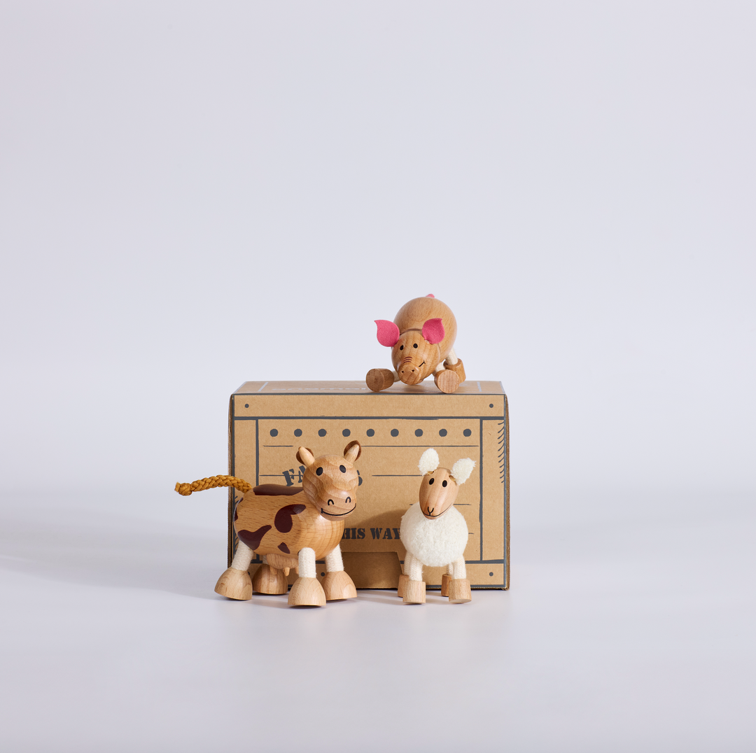 Anamalz Barnfields Mini Crate: Farm Friends, wooden toy by Anamalz – photo 2 of 4
