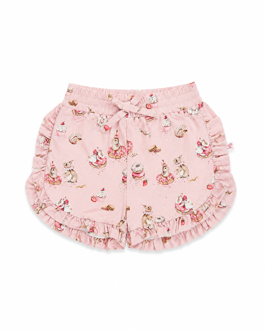 Confetti Kidz Ruffle Shorties in Sugar Bunnies, view 2