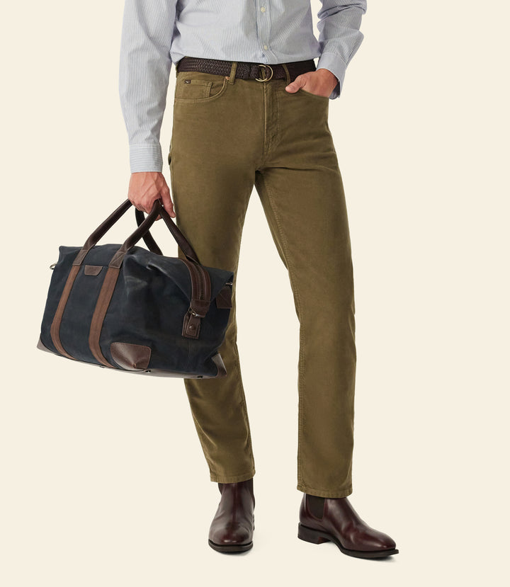 R.M.Williams Ramco Stretch Moleskin 5 Pocket - Sepia Tint - view 2