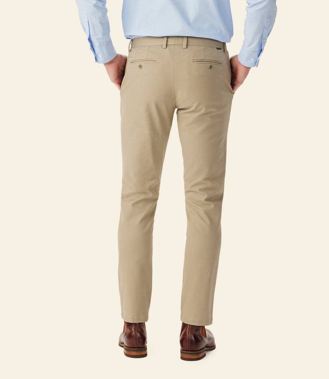 R.M.Williams Coolac Stretch Cotton Chino - Buckskin - view 4