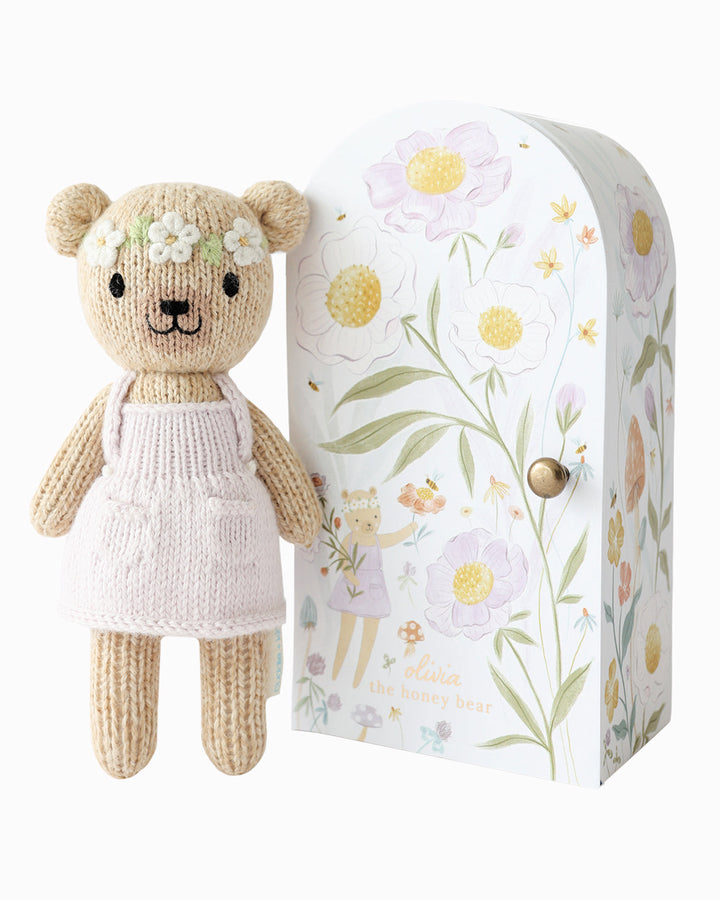 Tiny Olivia The Honey Bear by Cuddle &amp; Kind