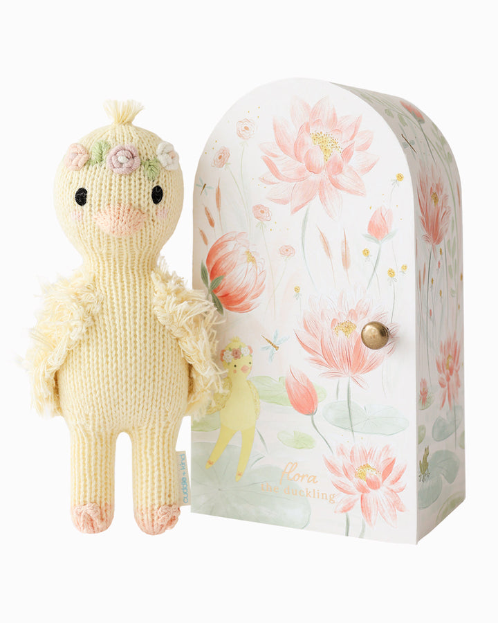 Tiny Flora The Duckling (Mauve) by Cuddle &amp; Kind