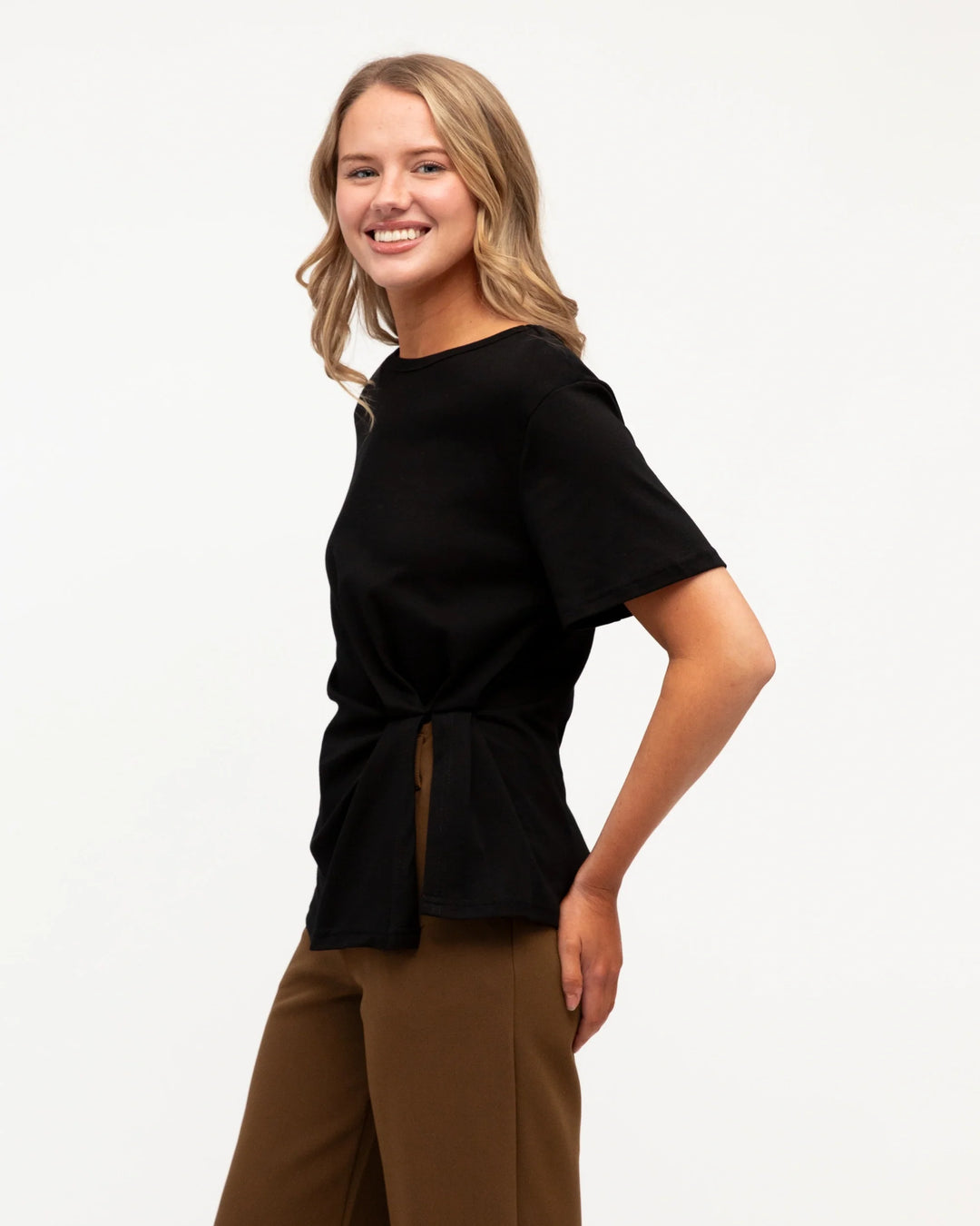 Ebby and I Blue Mood Top - Black - photo 3 of 4