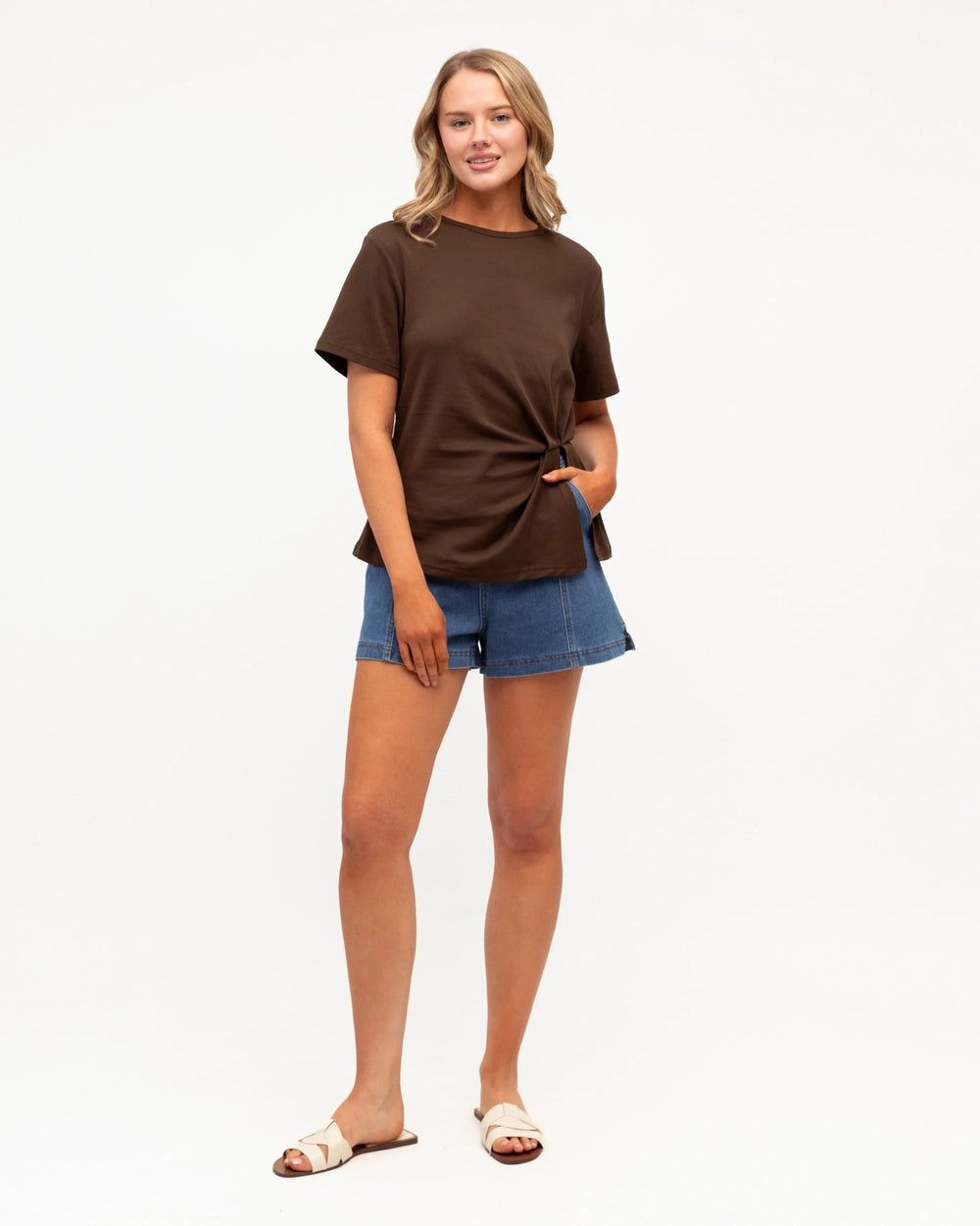 Ebby and I Blue Mood Top - Chocolate - photo 2 of 4