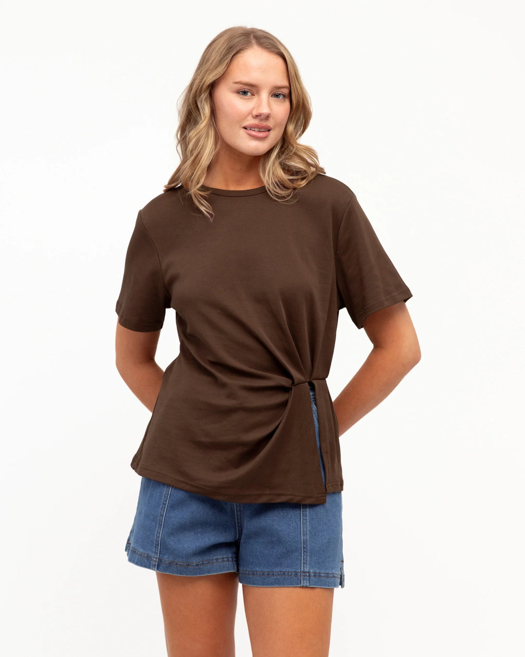 Ebby and I Blue Mood Top - Chocolate - photo 1 of 4