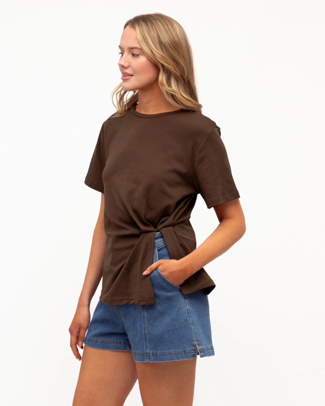 Ebby and I Blue Mood Top - Chocolate - photo 3 of 4