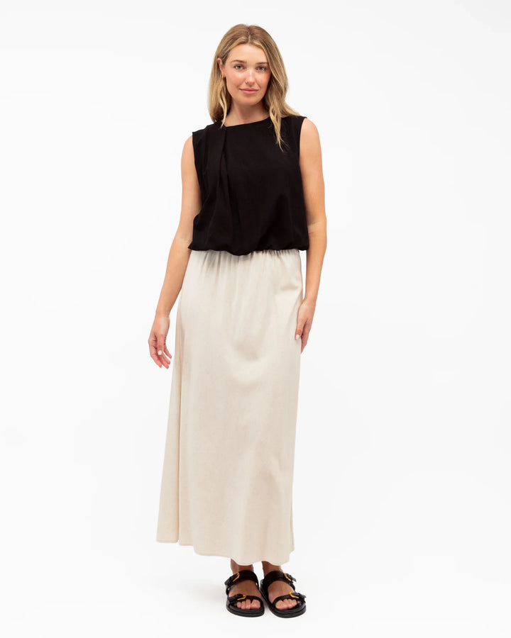 Ebby and I Cocoa Skirt - Oatmeal - photo 1 of 5