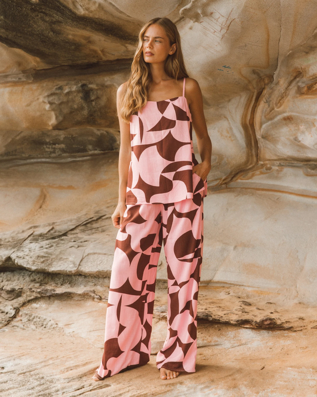 Ebby and I Cocoa Twist Pant - photo 1 of 5