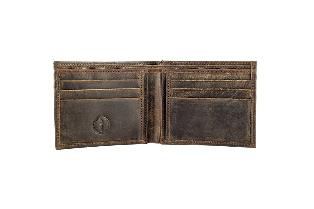 Indepal Slot Leather Wallet - Crazy Horse Brown - image 2